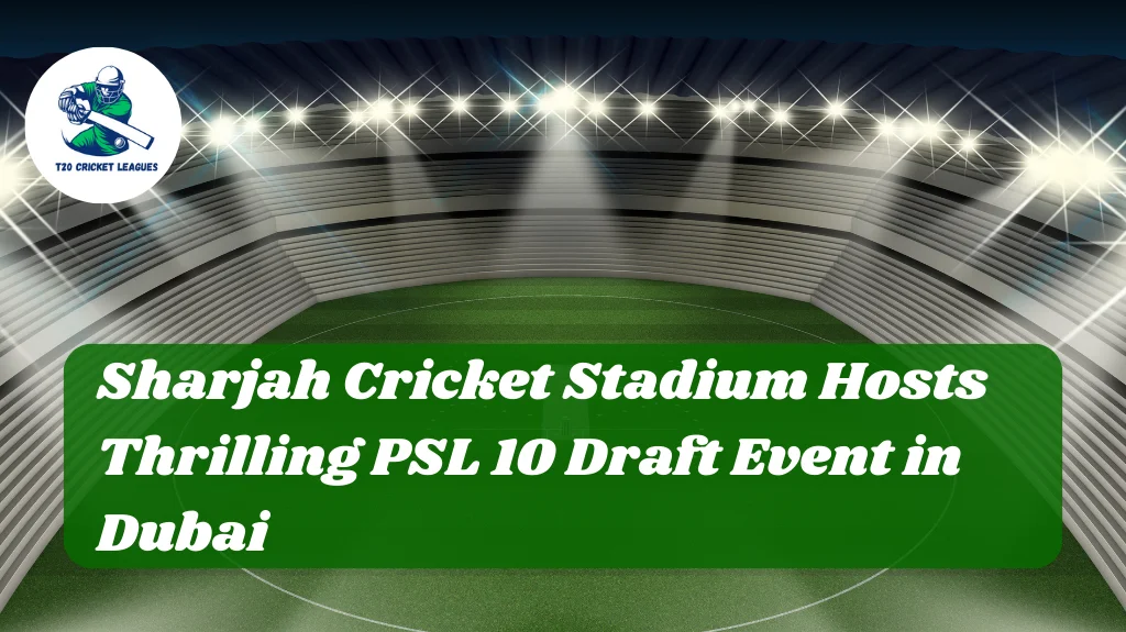 Sharjah Cricket Stadium Hosts Thrilling PSL 10 Draft Event in Dubai