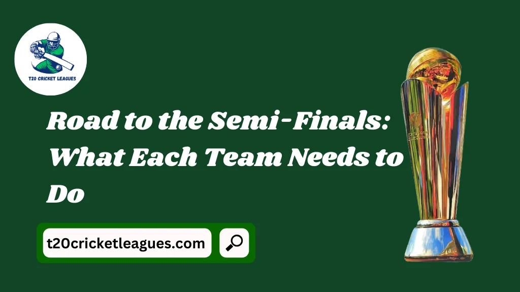 Road to the Semi-Finals: What Each Team Needs to Do