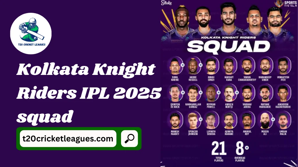 Kolkata Knight Riders IPL 2025 squad