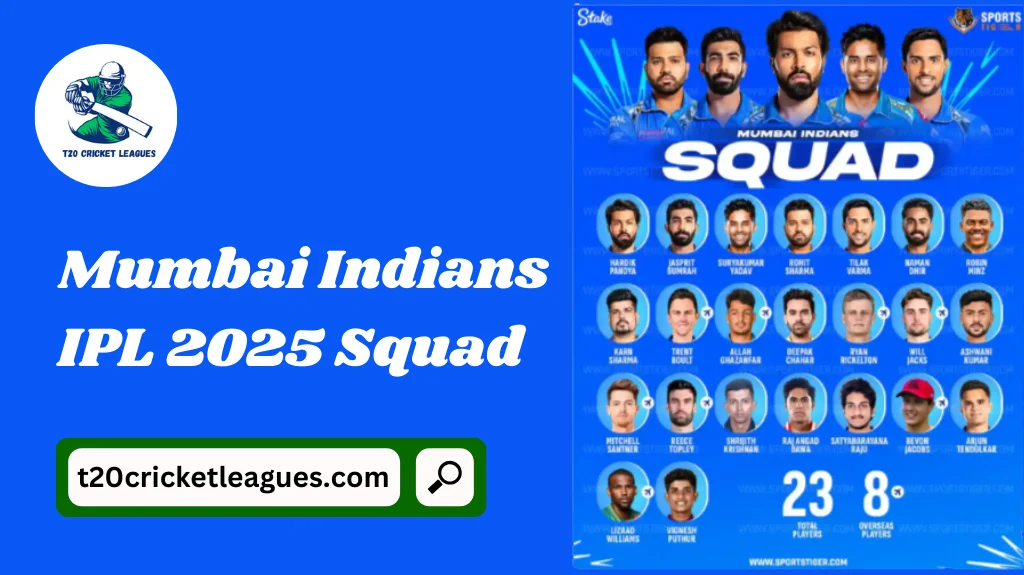 Mumbai Indians IPL 2025 Squad