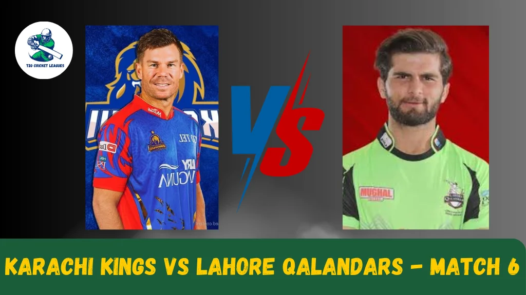 Karachi Kings vs Lahore Qalandars – Match 6 PSL 10 Squad and pitch condition for today’s match