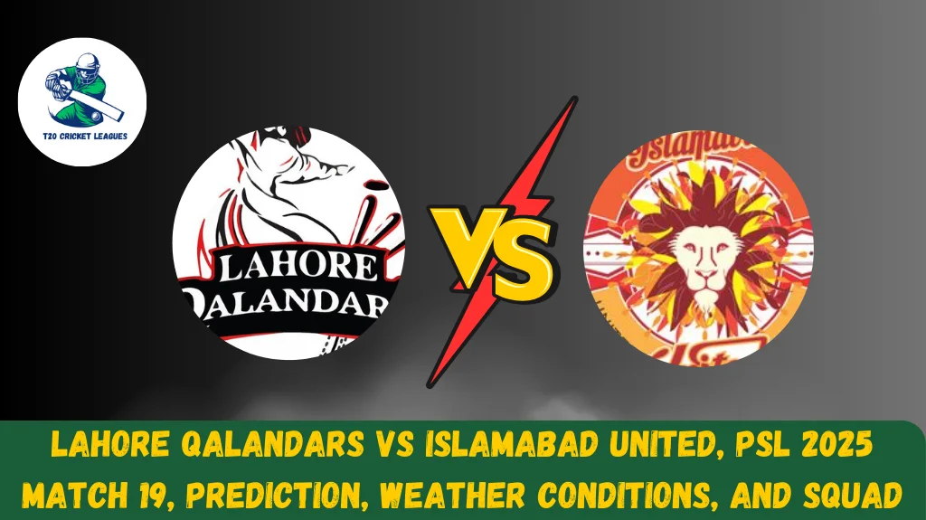 Lahore Qalandars vs Islamabad United