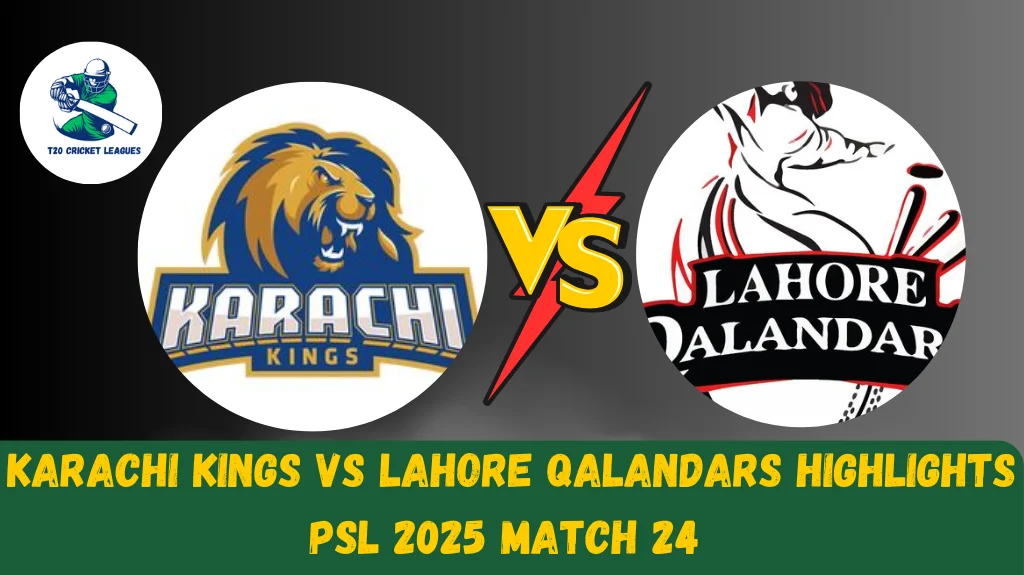 Karachi Kings vs Lahore Qalandars Highlights